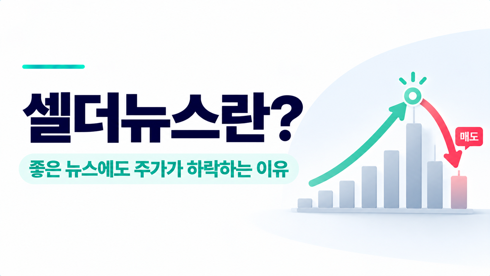 셀더뉴스와 좋은 실적 발표 후 주가가 하락하는 이유